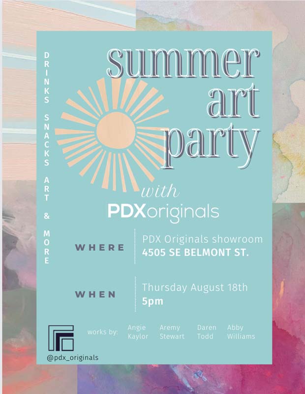 support local artists portland, OR