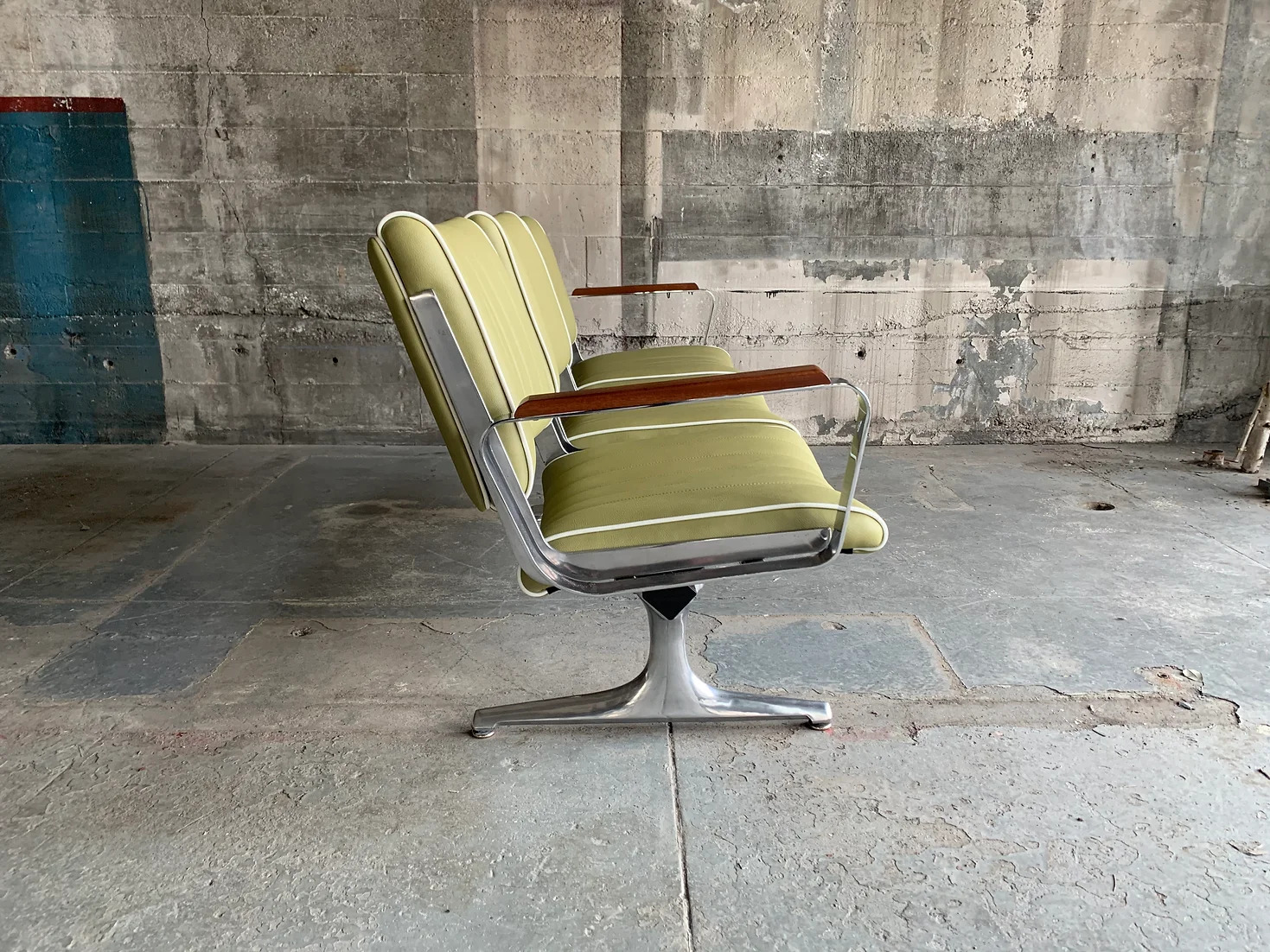 Bridgetown Avocado Cream 3 Seat Studio Couch