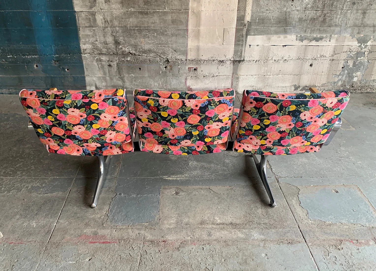 Bridgetown Flower Power Studio Couch