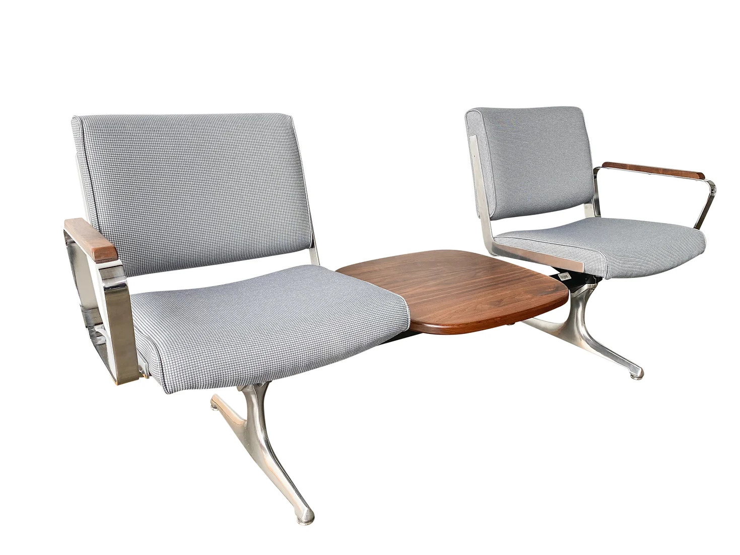 Bridgetown Knoll Commuter Studio Couch with Black Walnut Table