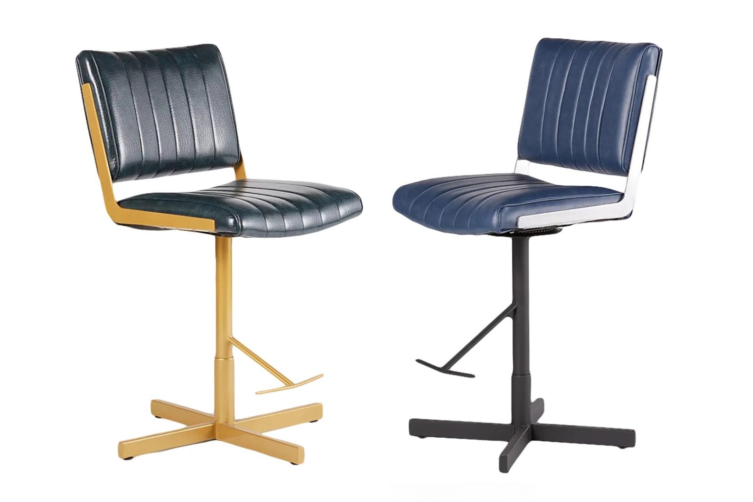 chromcraft airport bench bar stool