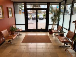 commercial furniture project Oregon Screen Impressions