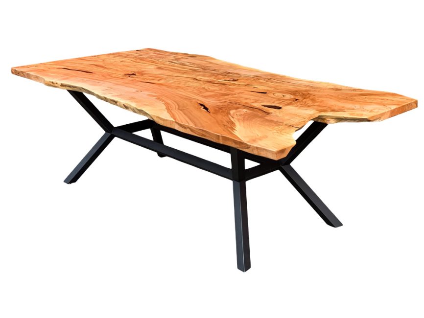 Big Leaf Maple Live Edge Dining Table